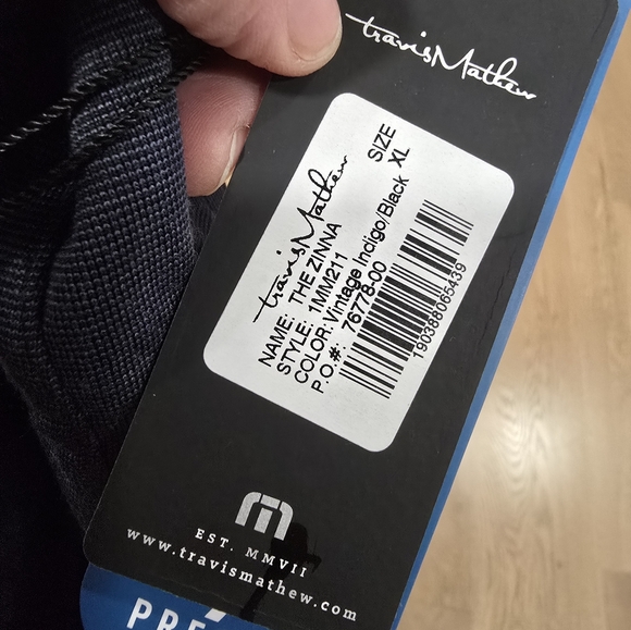 NWT Travis Mathew Brand "The Zinna" Golf Polo Size XL - Picture 5 of 9